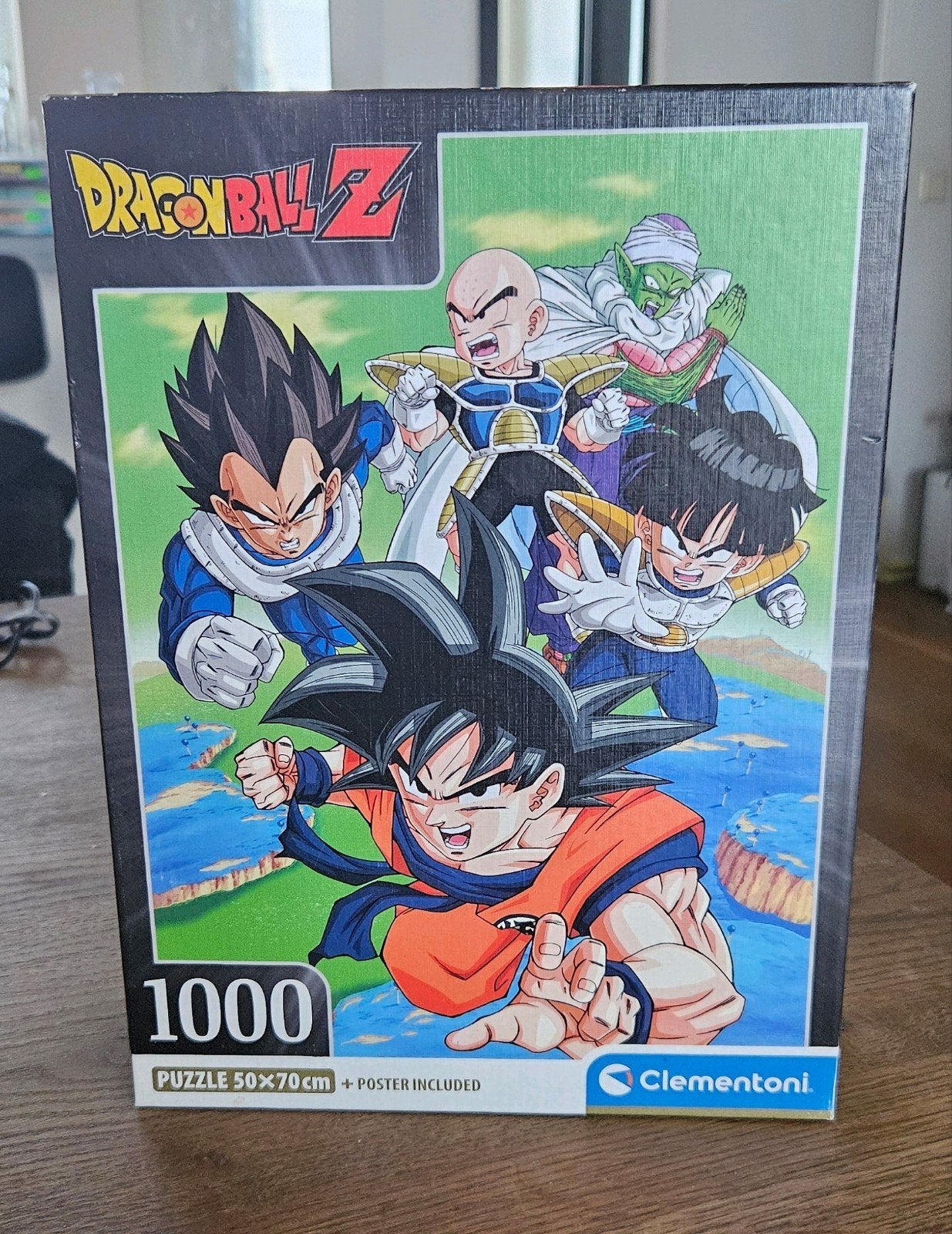Dragon Ball Z Clementoni Puzzel 1000 Stukz zgan, Ophalen, 500 t/m 1500 stukjes, Zo goed als nieuw, Legpuzzel