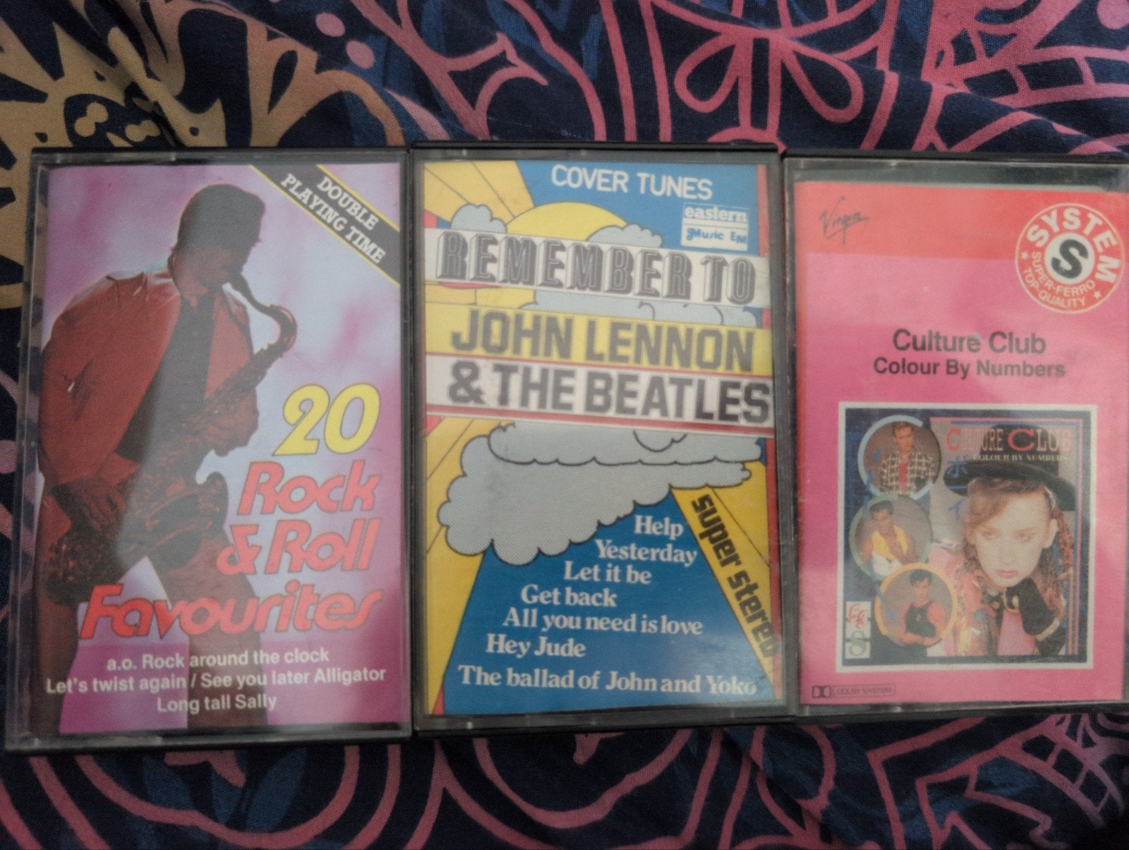 Cassettebandjes: Rock & Roll, John Lennon, Culture Club, Cd's en Dvd's, Cassettebandjes, Gebruikt, Voorbespeeld, Rock en Metal