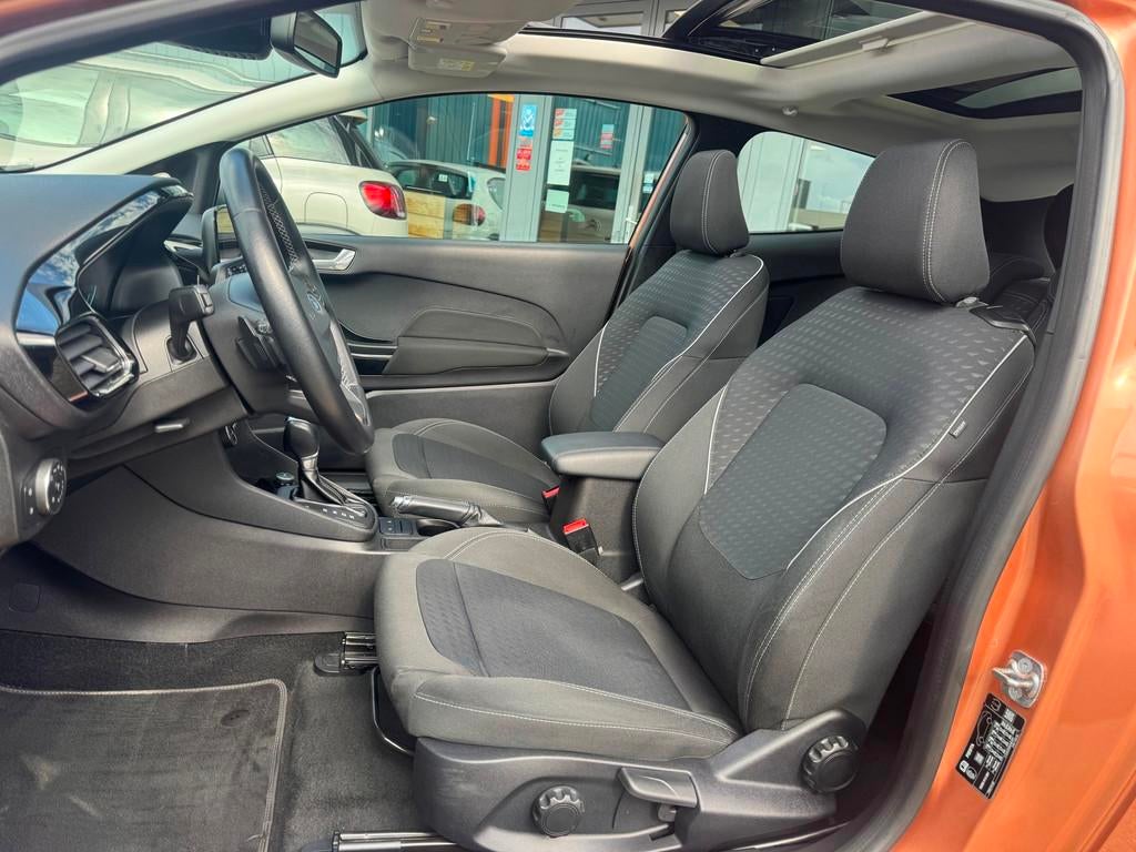 Ford Fiesta 1.0 EcoBoost Vignale Airco Cruise Panodak Automa, Gebruikt, Overige kleuren, Origineel Nederlands, Bedrijf