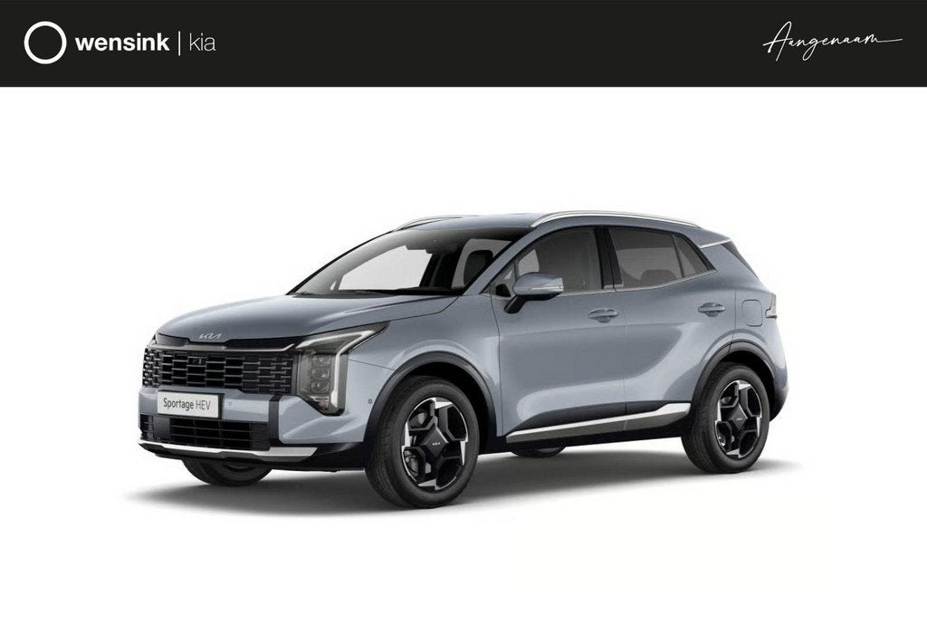 Kia Sportage 1.6 T-GDi Hybrid DynamicLine | Stuurwielverwarm, Auto's, Kia, 4 cilinders, Leder en Stof, Nieuw, SUV of Terreinwagen