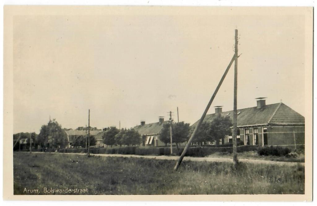 Arum - Bolswarderstraat, Verzenden, 1940 tot 1960, Ongelopen, Friesland