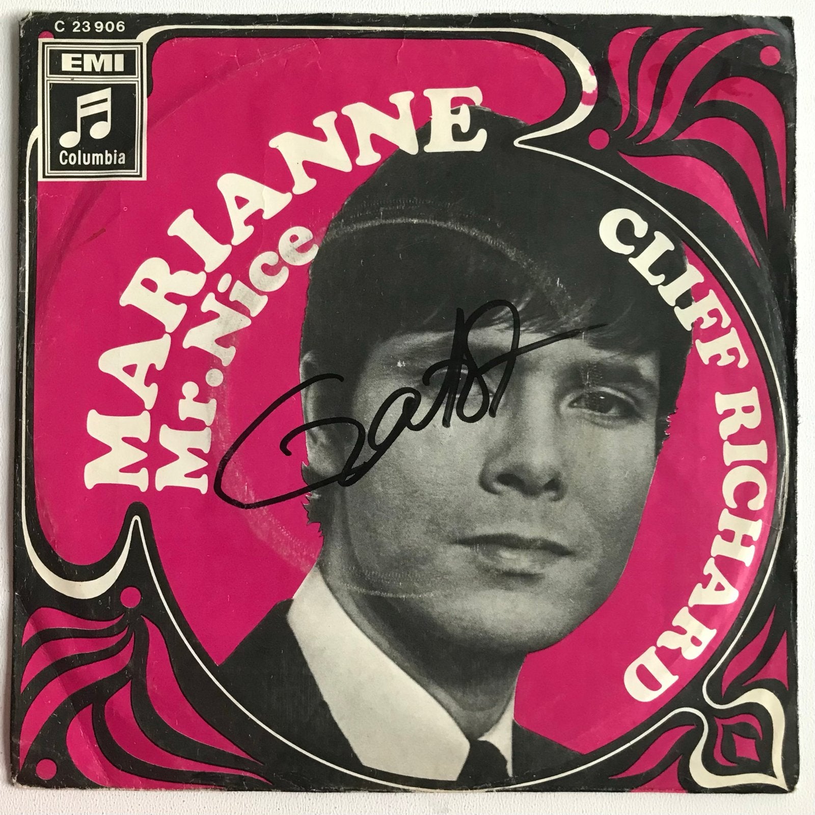 Cliff Richard - Marianne / Mr. Nice (Gesigneerd), Cd's en Dvd's, Vinyl Singles, Gebruikt, 7 inch, Pop, EP