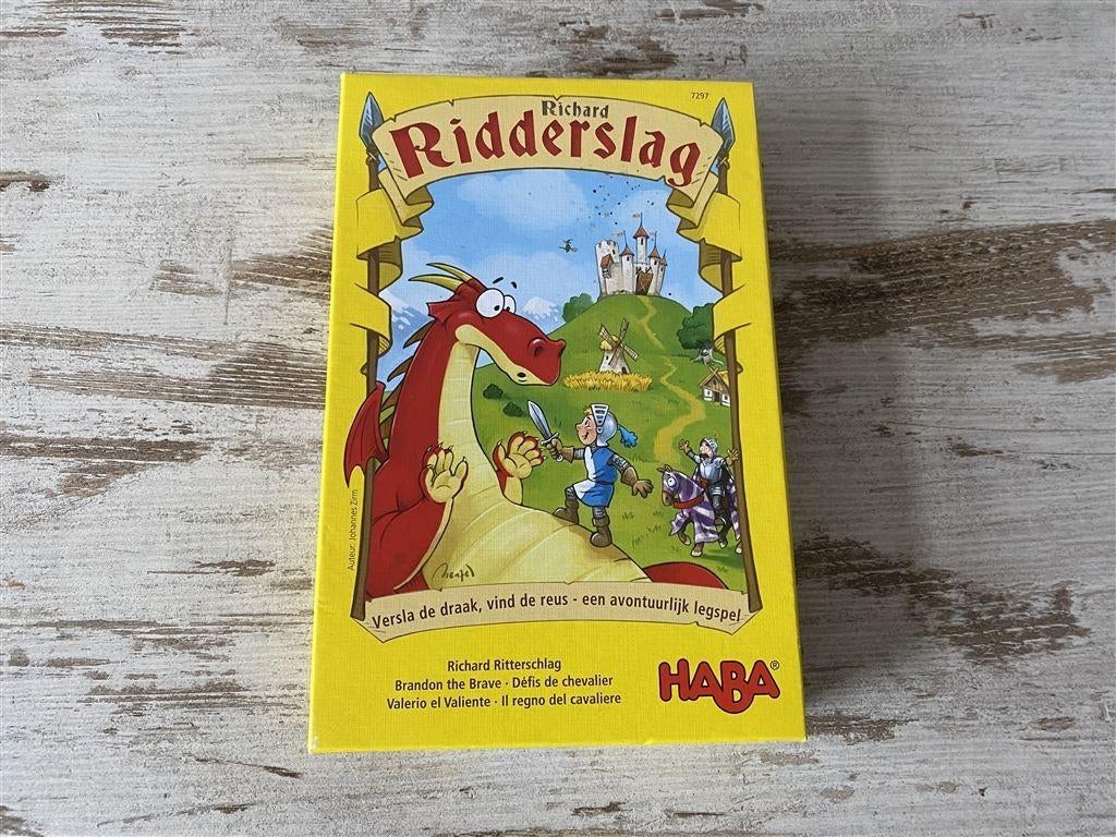 Ridderslag richard Haba [s416], Hobby en Vrije tijd, Gezelschapsspellen | Bordspellen, Verzenden, Zo goed als nieuw