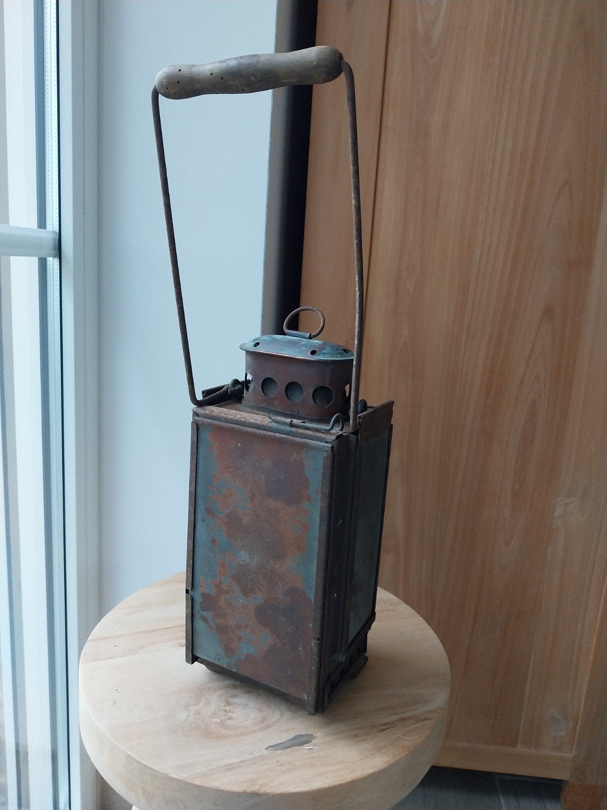 loopgraven lantaarn duits wo1 14-18, Verzamelen, Ophalen of Verzenden, Landmacht, Duitsland