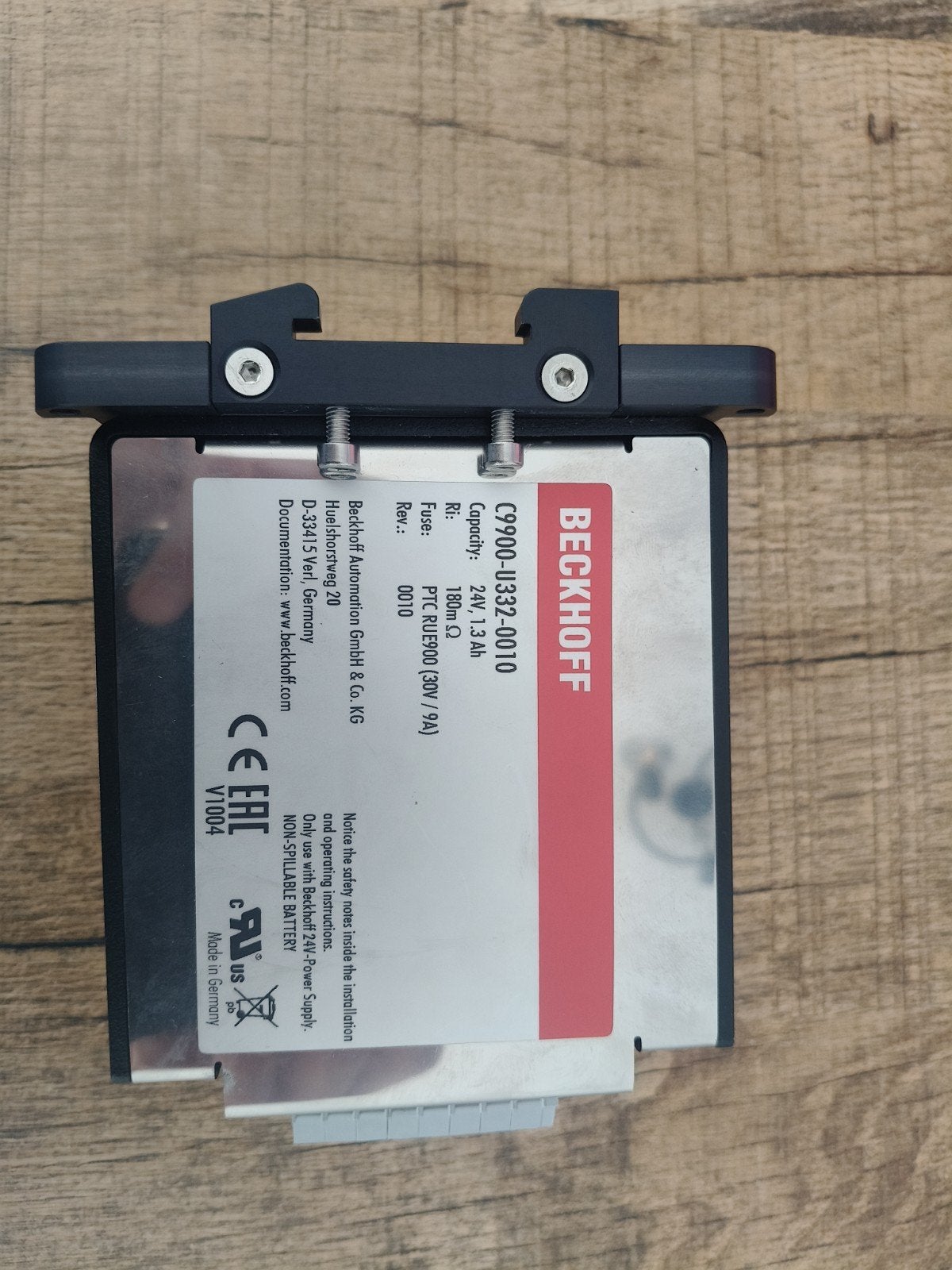 2x Beckhoff C9900-U332-0010 UPS 24V 1,3Ah, Ophalen of Verzenden, Gebruikt
