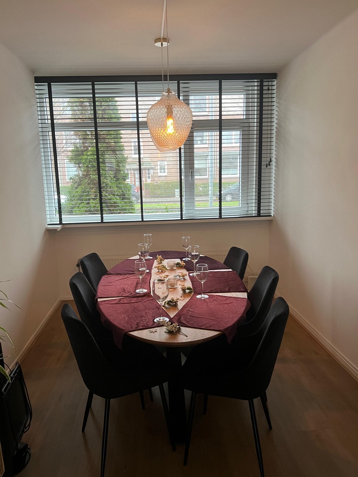 2x Westwing Collection Lee glazen hanglampen, Huis en Inrichting, Ophalen, Zo goed als nieuw, Glas, E27 (groot)