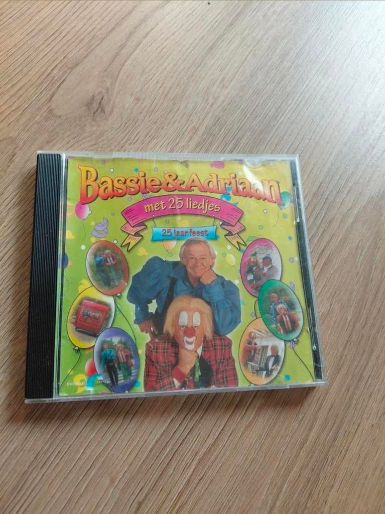Bassie en Adriaan 25 jaar 25 liedjes cd hoes., Ophalen of Verzenden, Gebruikt