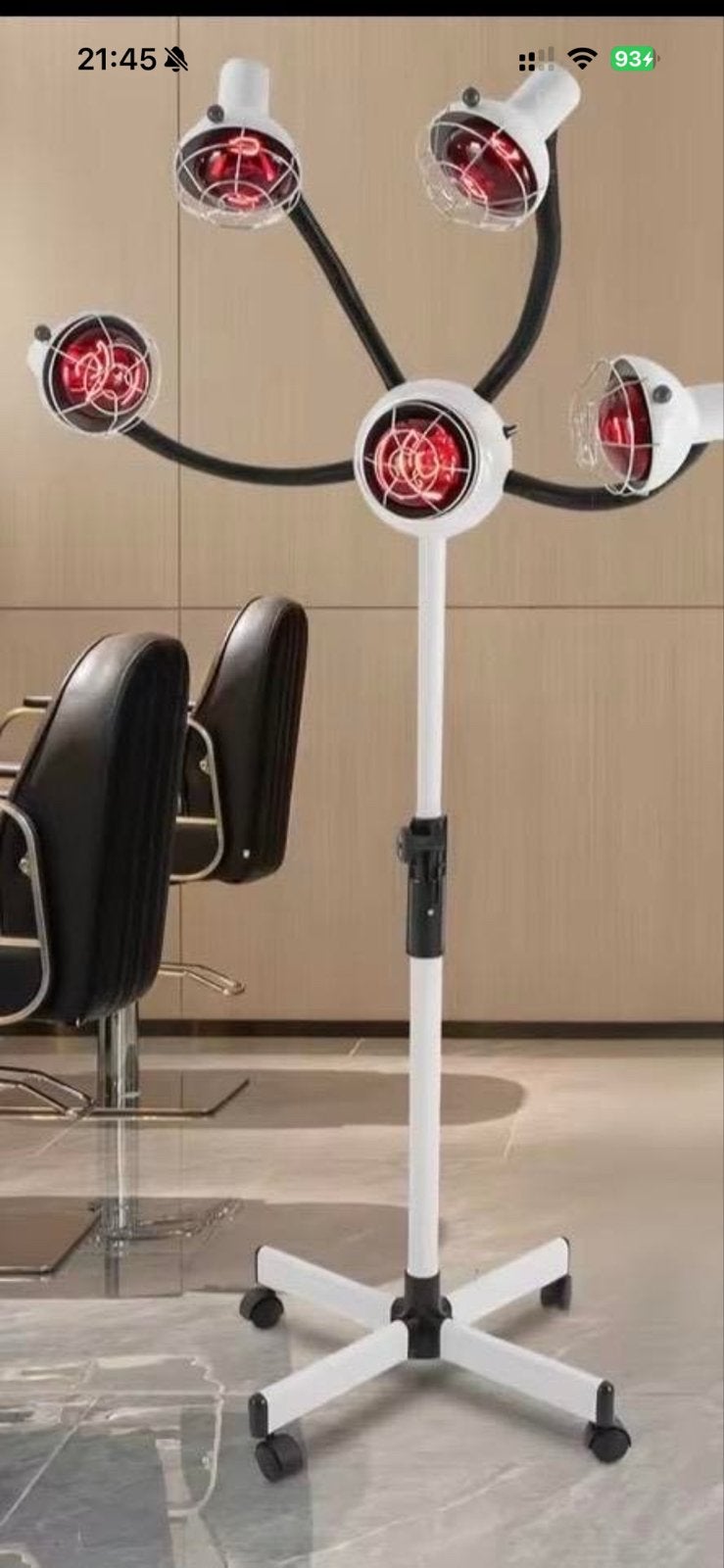 Nieuw in doos Infrarood Warmtelamp voor Haarverzorging, Ophalen of Verzenden, Zo goed als nieuw, Haarverzorging