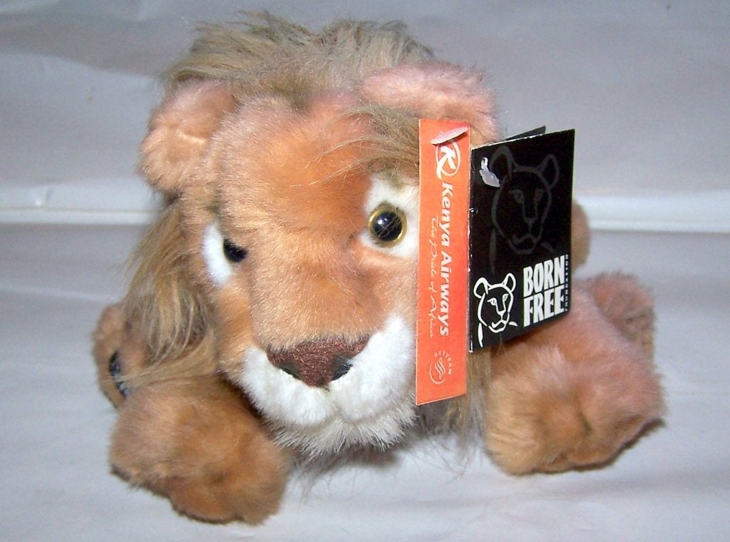 Kenya Airways Born Free knuffel Leeuw. Nieuw met labels., Verzamelen, Ophalen of Verzenden, Nieuw, Overige typen