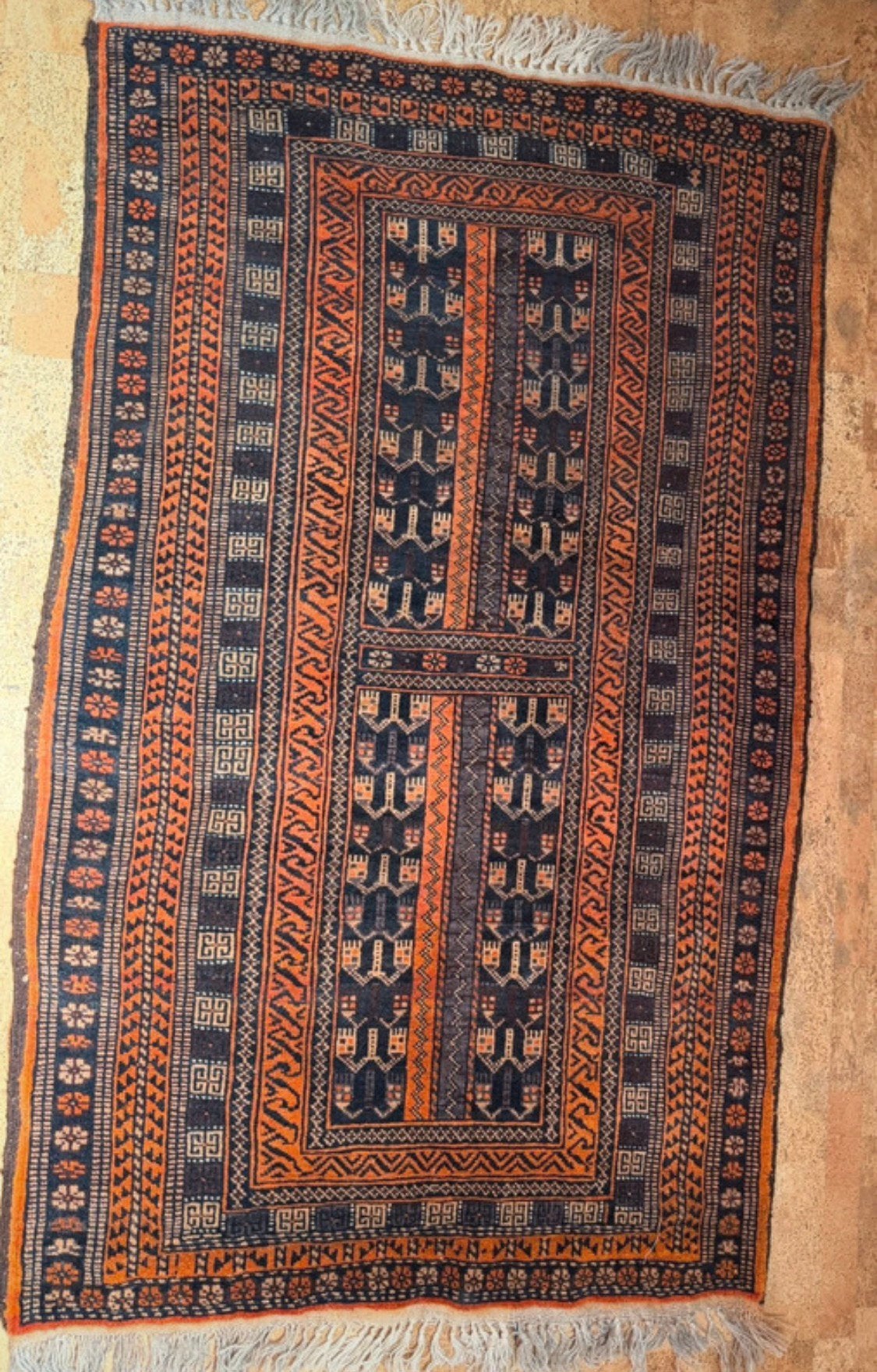 Old hand-knotted Balochi (Baluch) rug 170x98, Ophalen of Verzenden
