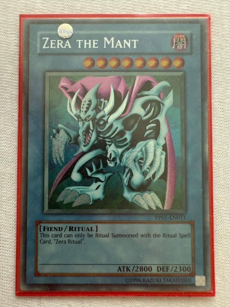 Zera the Mant yugioh Secret Rare, Verzenden, Nieuw, Losse kaart, Foil