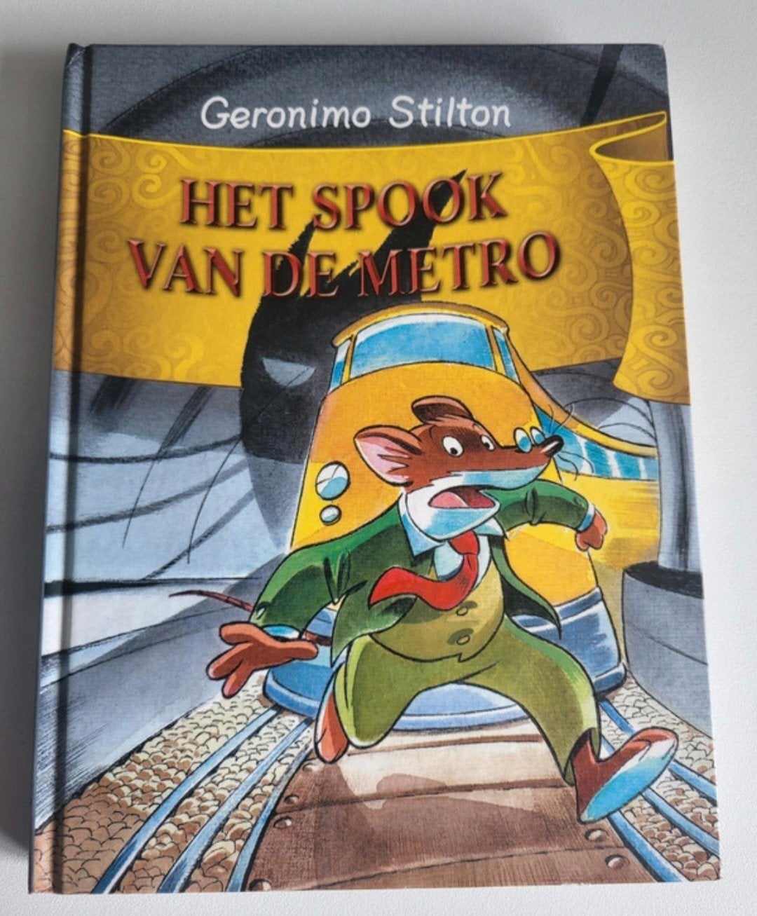 Geronimo Stilton - Het spook van de Metro, Gelezen, Fictie algemeen, Geronimo Stilton, Ophalen of Verzenden