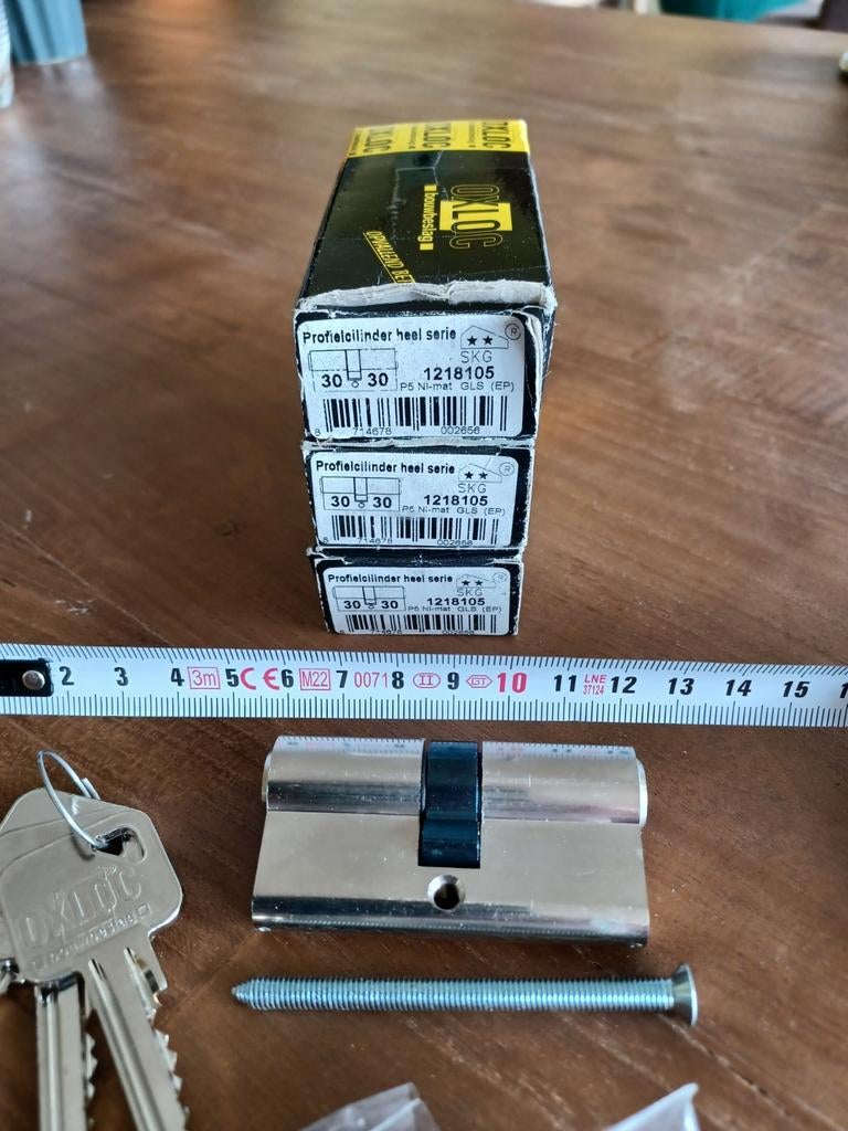 3 x Oxloc profielcilinder (serie), Ophalen