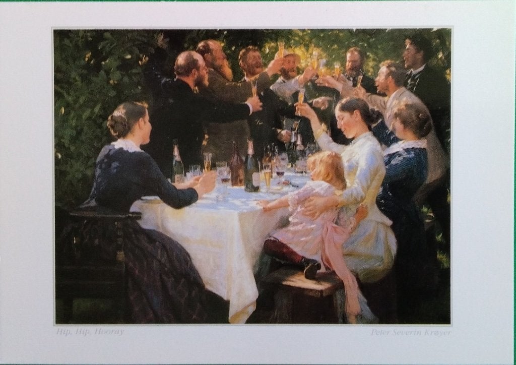 Peter Severin Krøyer - Hip, Hip, Hooray, Verzenden, 1980 tot heden, Ongelopen, Overige thema's