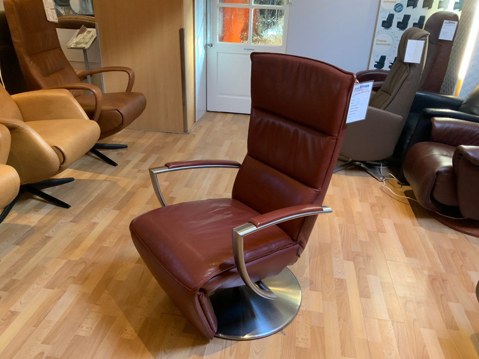 Relaxfauteuil met accu, Ophalen of Verzenden, Zo goed als nieuw, Minder dan 75 cm, 50 tot 75 cm