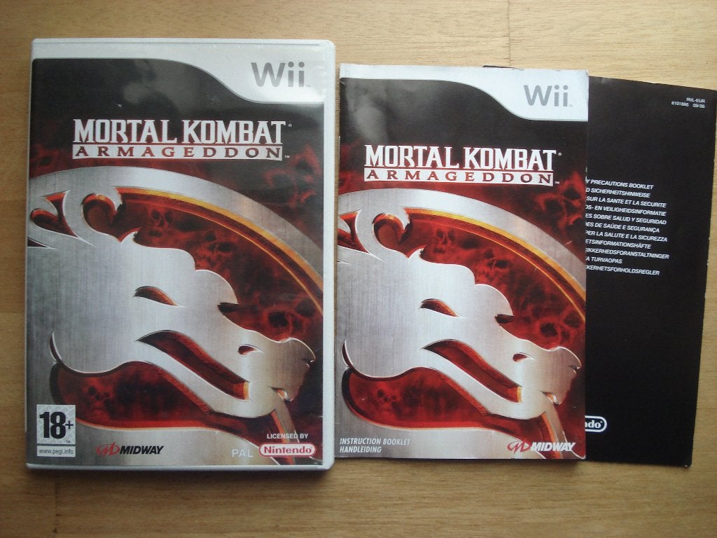 Mortal kombat armageddon wii, Ophalen of Verzenden, Zo goed als nieuw, Sport, 3 spelers of meer