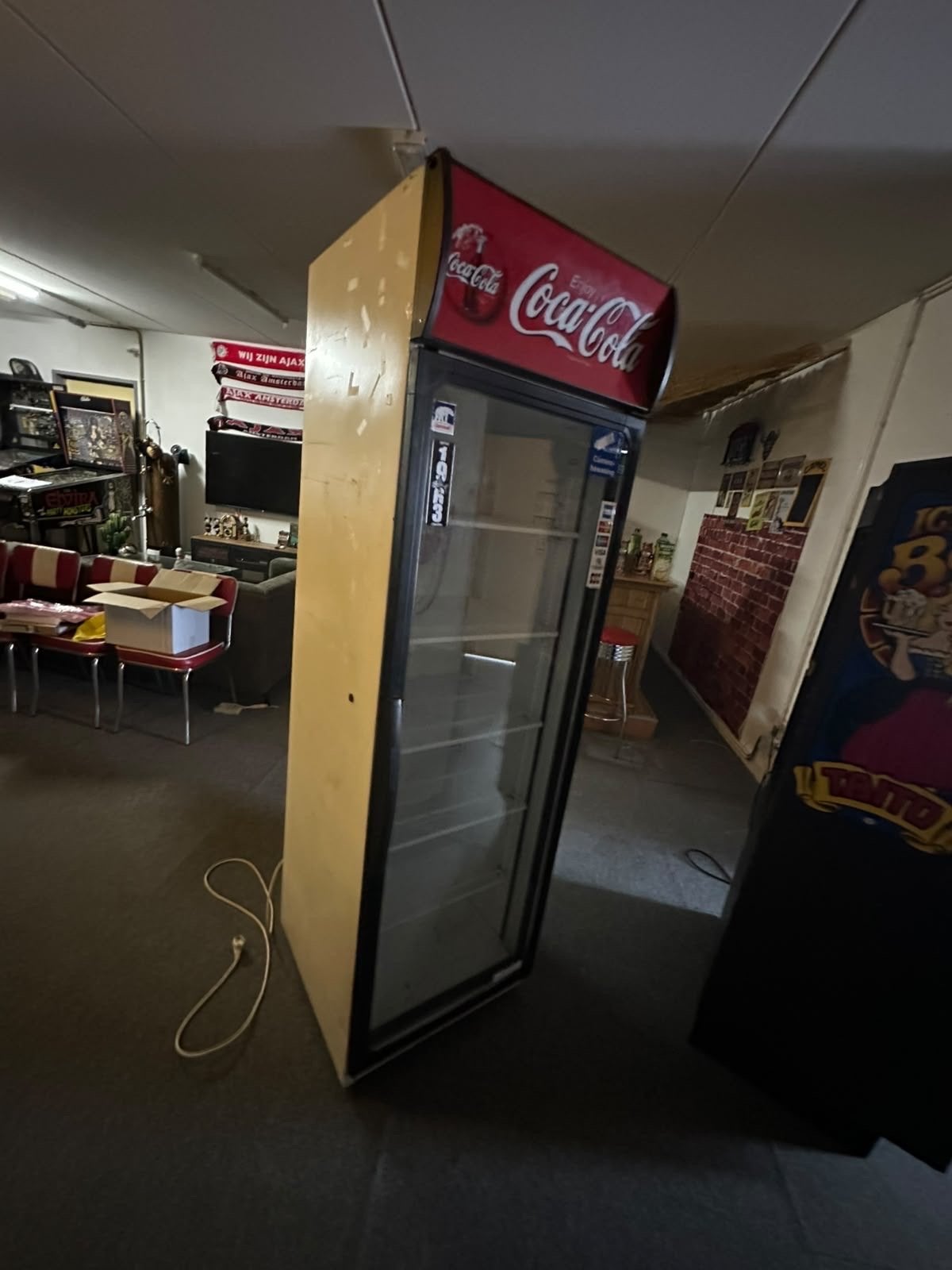 Horeca koeler, bar koelkast coca cola, Ophalen, 200 liter of meer, 60 cm of meer, 160 cm of meer