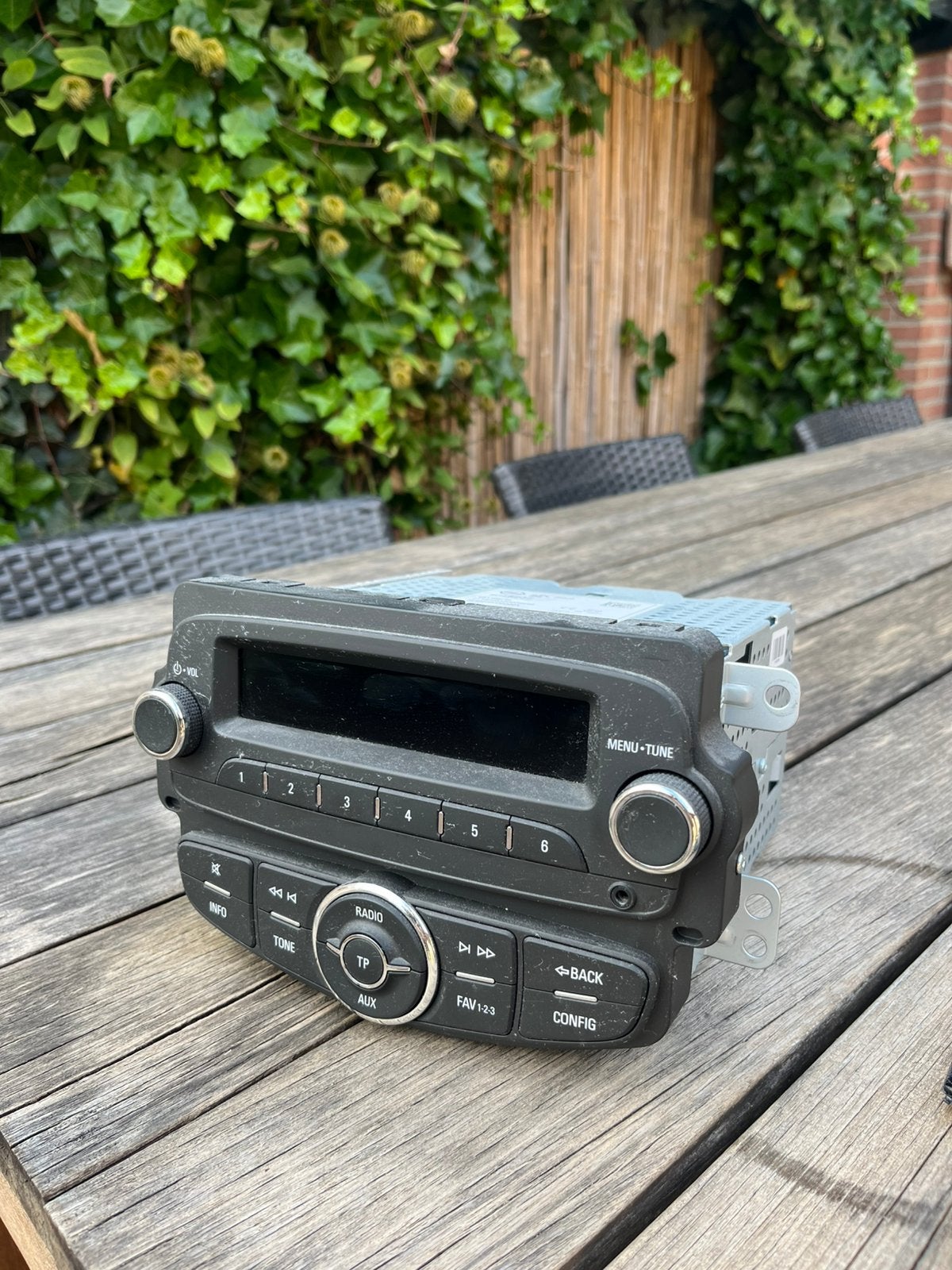 Opel Corsa E radio met frame(2018), Ophalen of Verzenden, Zo goed als nieuw