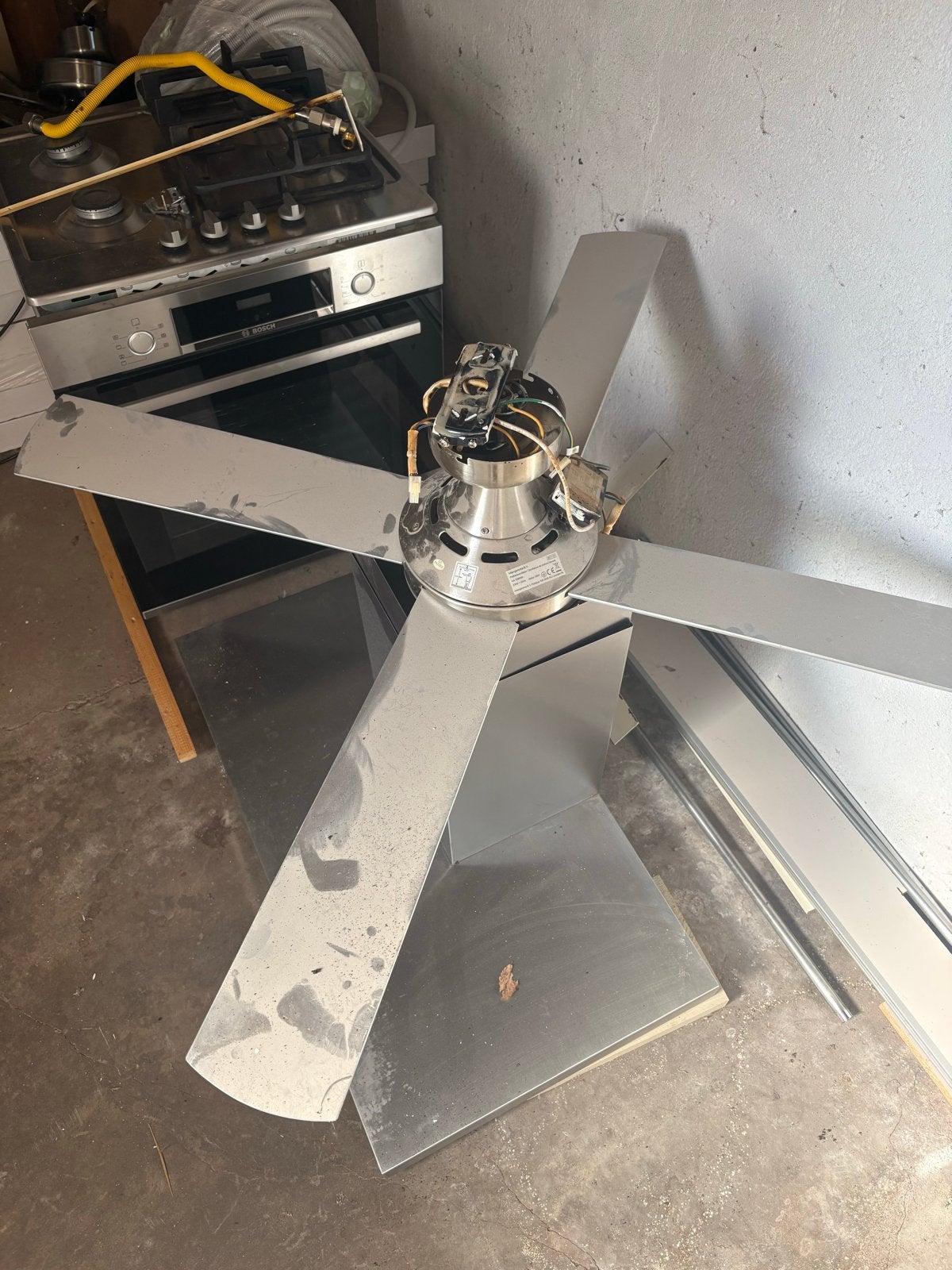 Intergamma Novara Plafondventilator - 80W, Witgoed en Apparatuur, Ventilatoren, Ophalen of Verzenden, Gebruikt, Plafondventilator
