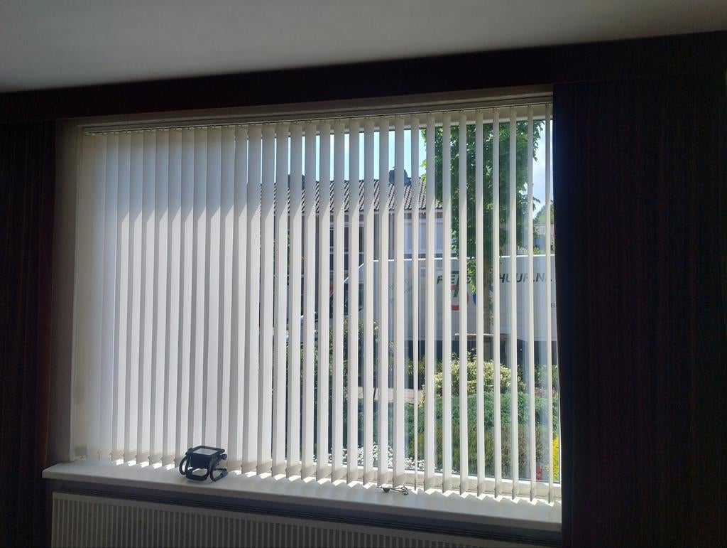 6 stuks lamellen off white gestreept, Ophalen, 150 tot 200 cm