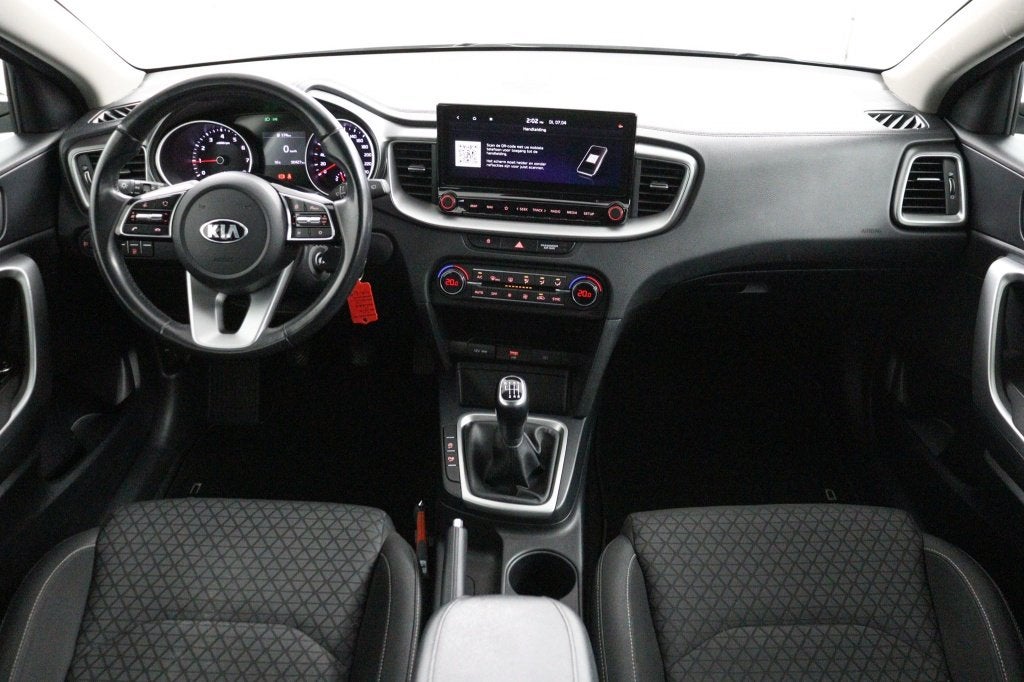 Kia Ceed Sportswagon 1.0 T-GDi Dynamic Line (bj 2021), Auto's, Voorwielaandrijving, Stof, Gebruikt, Wit
