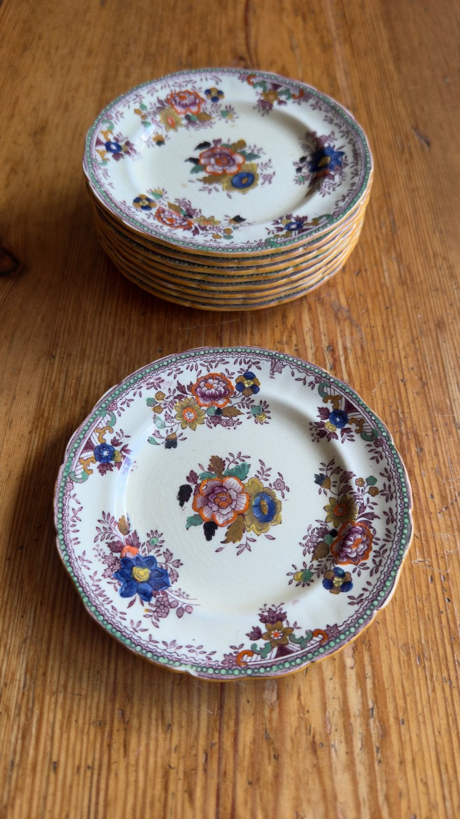 Mason’s Antieke gebaks bordje, Ophalen of Verzenden