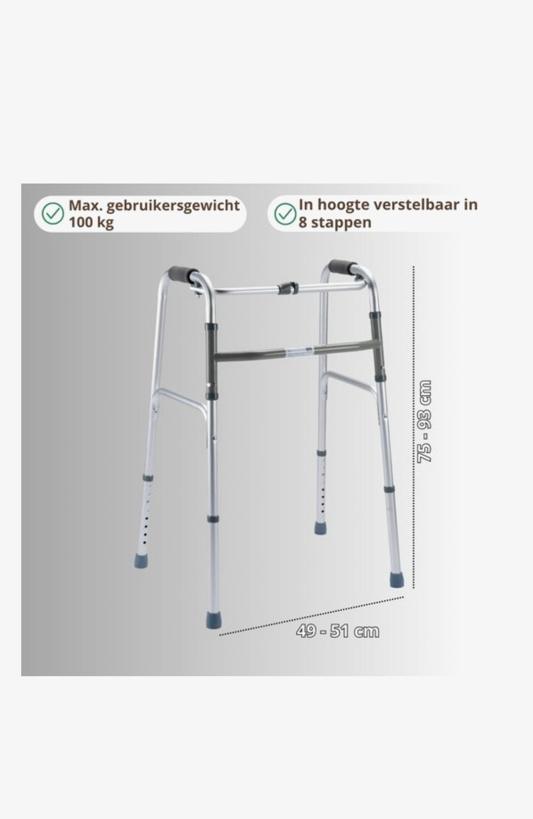 Looprek grijs, Diversen, Ophalen, Nieuw