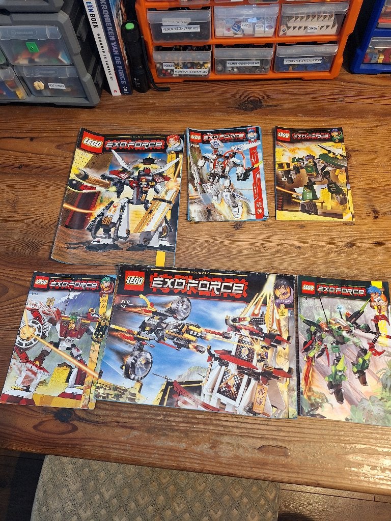 Lego Exoforce boekjes, Gebruikt, Overige thema's, Lego, Overige typen
