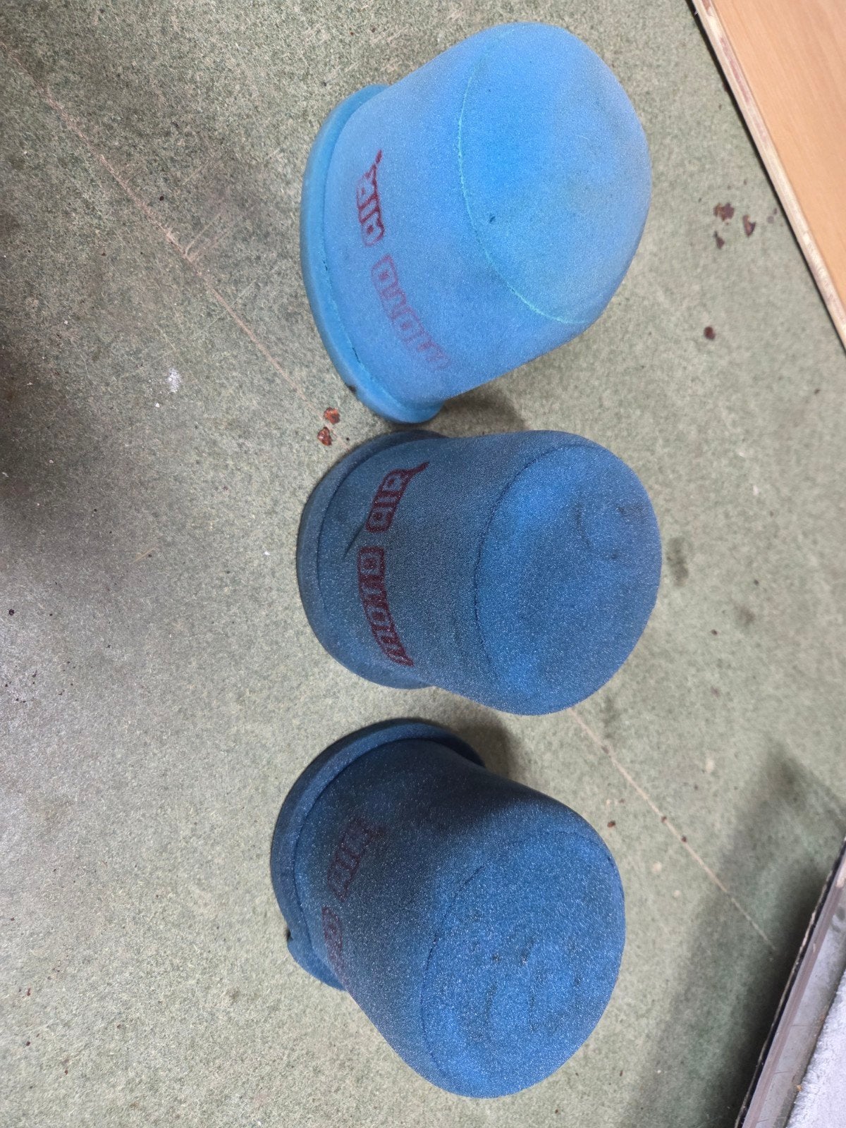 3x Moto Air foam schuim luchtfilter Yamaha XT660Z tenere, Ophalen of Verzenden, Gebruikt