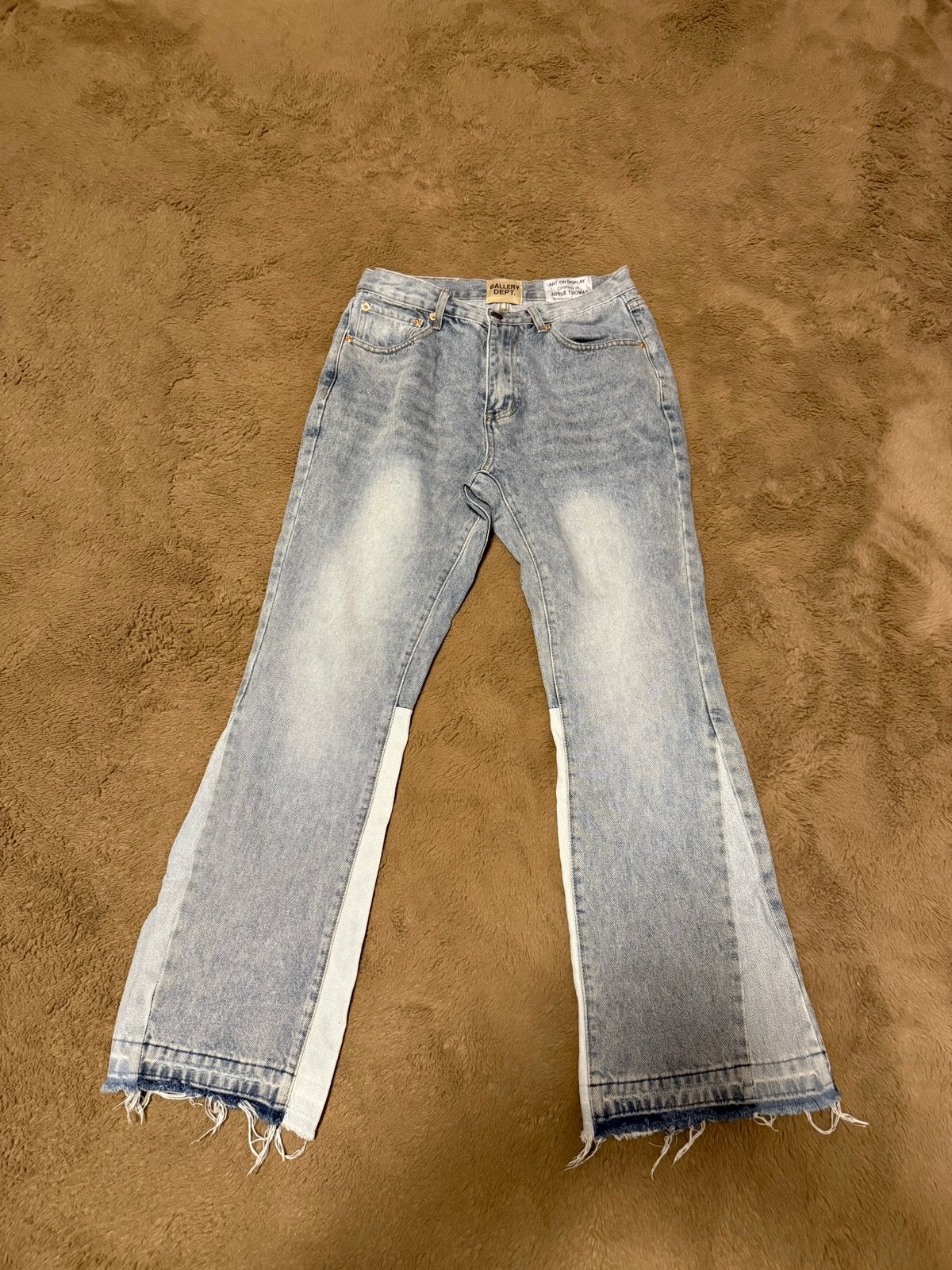 Gallery Dept. Flare Broek Blauw, Kleding | Heren, Ophalen of Verzenden, Zo goed als nieuw, Maat 46 (S) of kleiner, Blauw