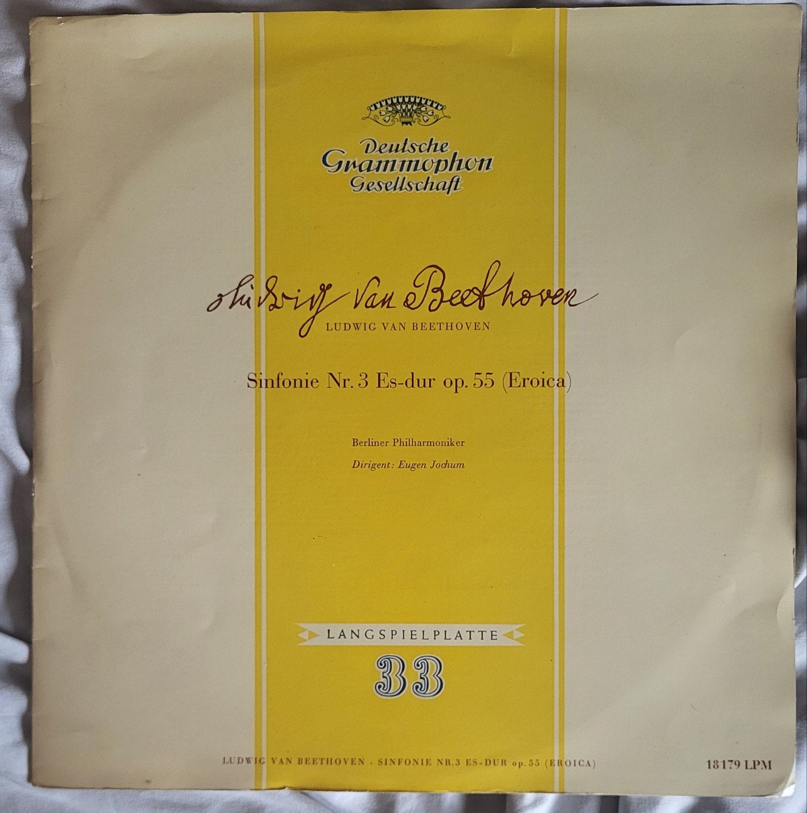 Beethoven Symfonieën LP's - Deutsche Grammophon, LP, Gebruikt, Symfonie, Ophalen of Verzenden