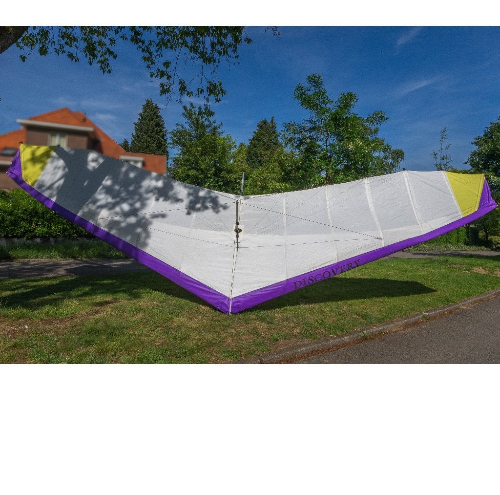 Deltavlieger, Ophalen, Gebruikt, Complete paraglider