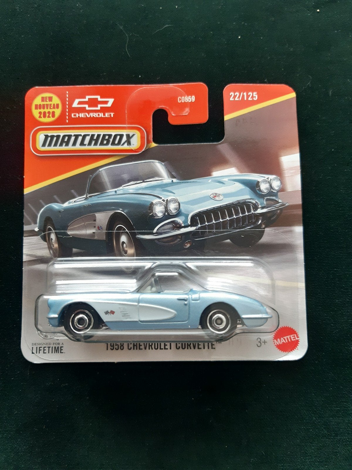 Matchbox Chevrolet  Corvette., Ophalen of Verzenden, Auto