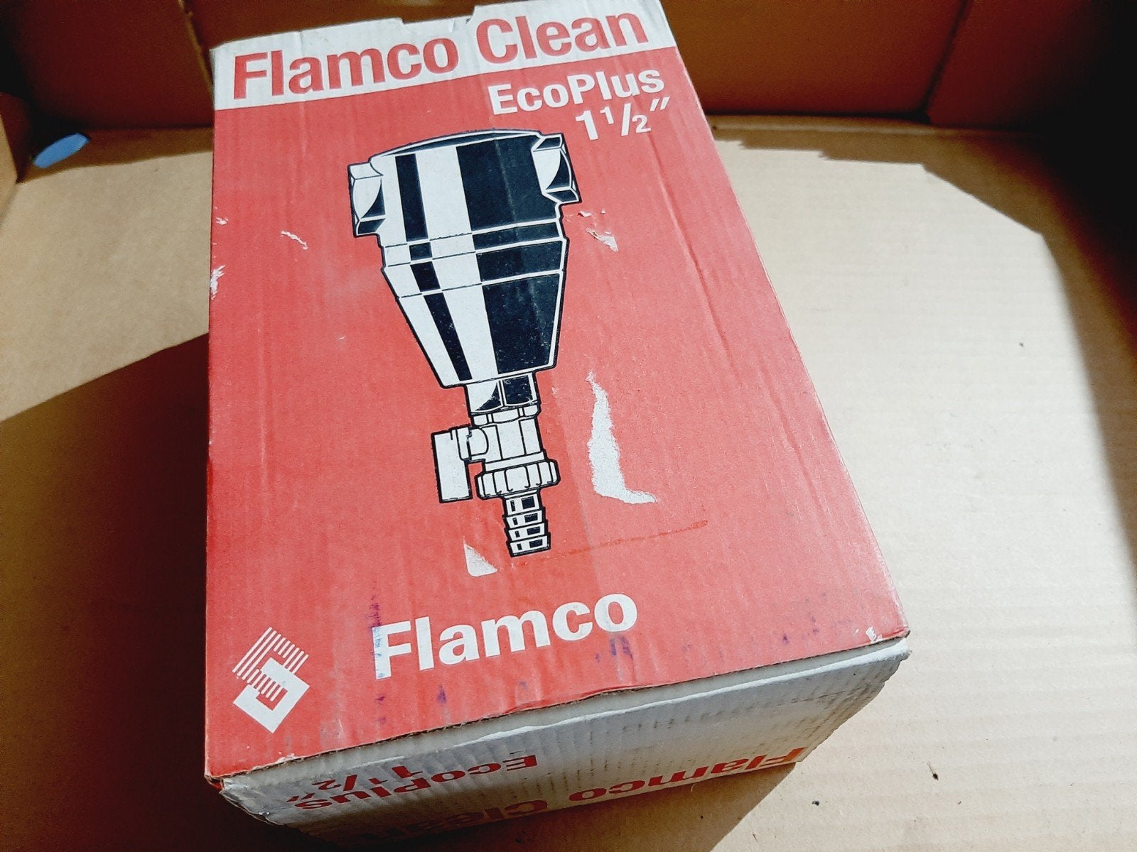 Flamco Clean EcoPlus 1 1/2" vuilafscheider met isolatie, Doe-het-zelf en Verbouw, Minder dan 30 cm, Overige typen, Nieuw, Minder dan 60 cm