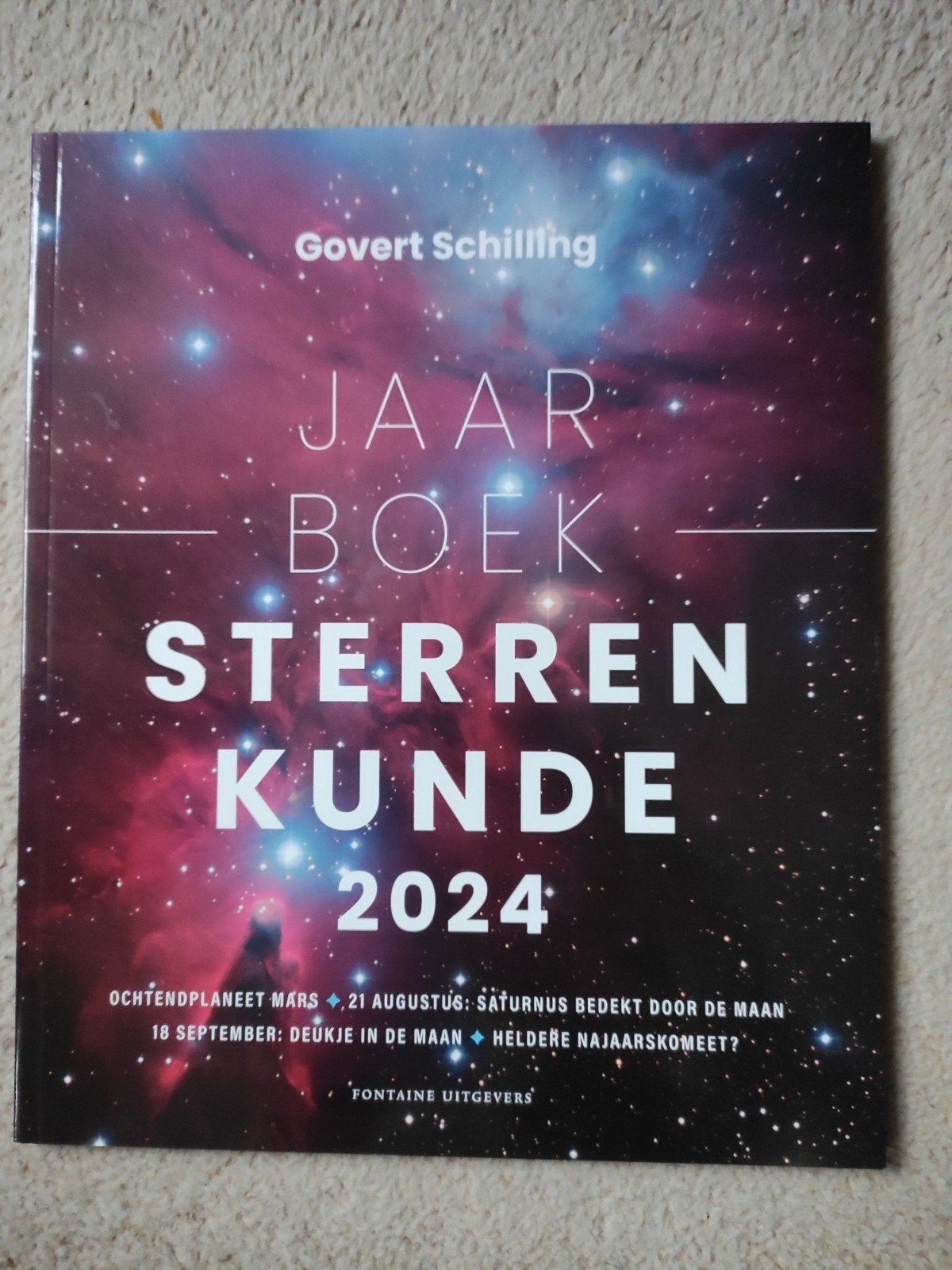 Jaarboek Sterrenkunde 2024 - Govert Schilling, Ophalen of Verzenden, Zo goed als nieuw, Govert Schilling, Natuurwetenschap