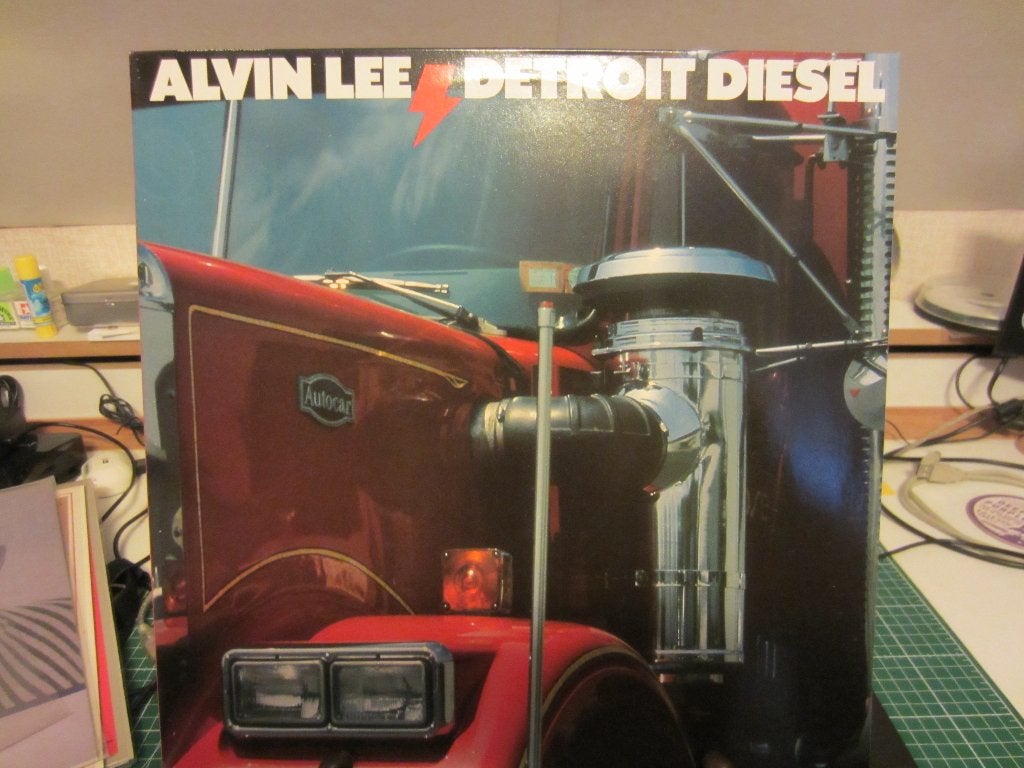 Alvin Lee (Jon Lord) - Detroit Diesel 1-lp, Cd's en Dvd's, Vinyl | Rock, LP, Ophalen of Verzenden, Inclusief binnenhoes, 12 inch