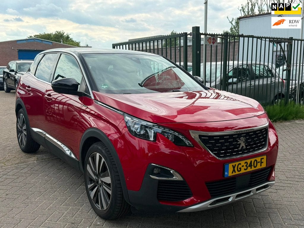 Peugeot 3008 1.2 PureTech GT Line Deler onderhouden 360 grad, Euro 6, 1199 cc, Leder en Stof, Origineel Nederlands