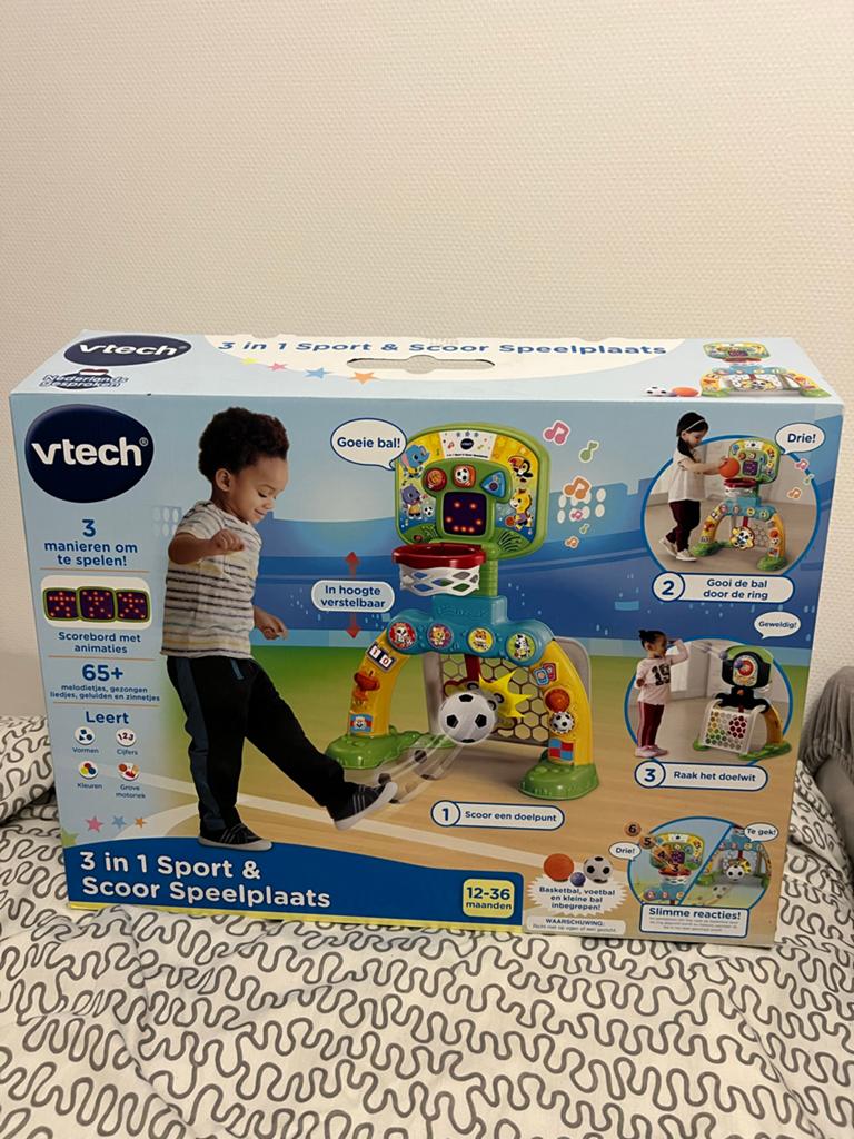 VTech 3-in-1 Sport & Scoor Speelplaats, Kinderen en Baby's, Speelgoed | Vtech, Ophalen, Zo goed als nieuw, 6 maanden tot 2 jaar