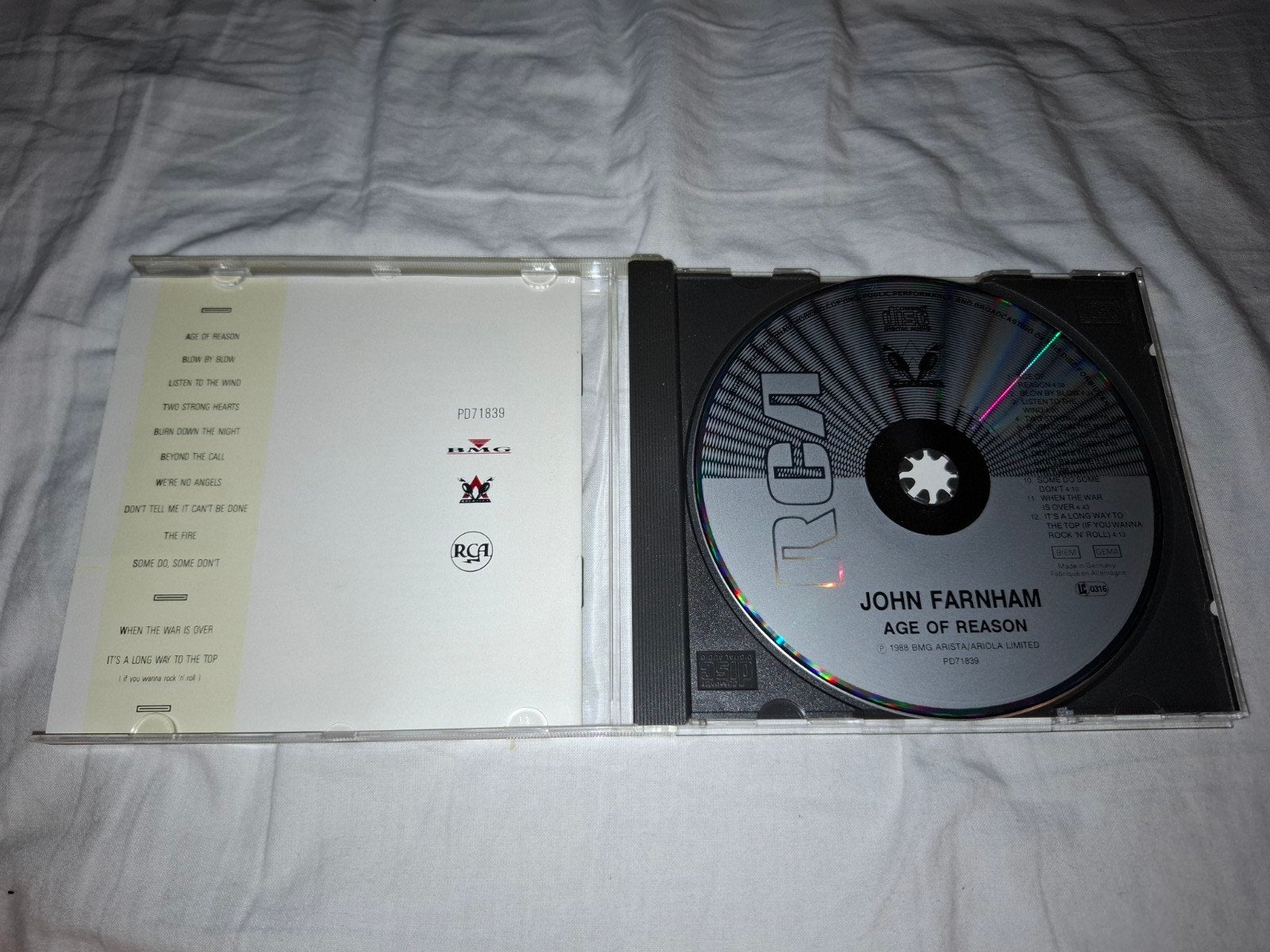 John Farnham - Age Of Reason (1998), Ophalen of Verzenden, Zo goed als nieuw