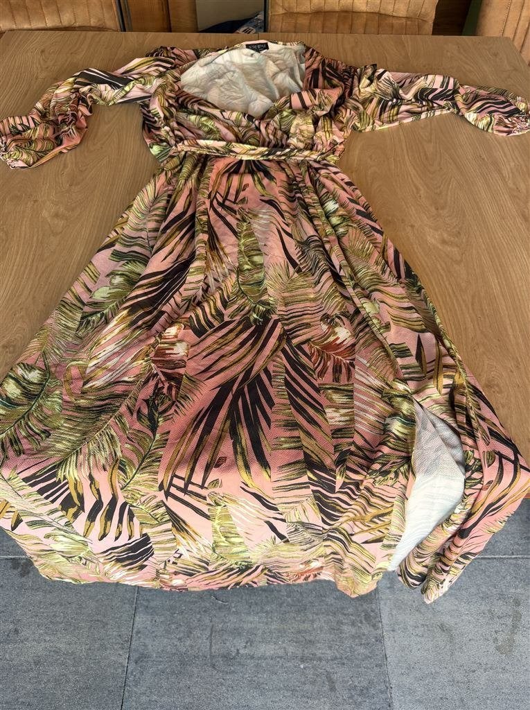 In The Style Curve Tropical Print Jurk - UK 30, Kleding | Dames, Ophalen of Verzenden, Zo goed als nieuw, Maat 38/40 (M)