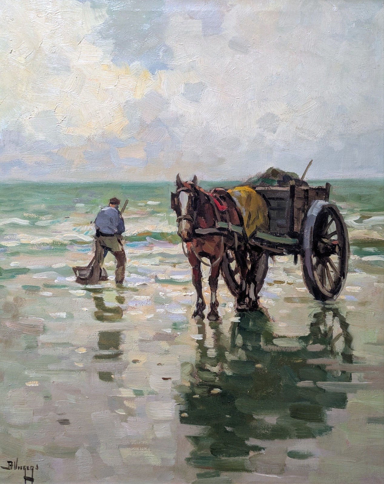 BEN VIEGERS | De schelpenvisser, Ophalen