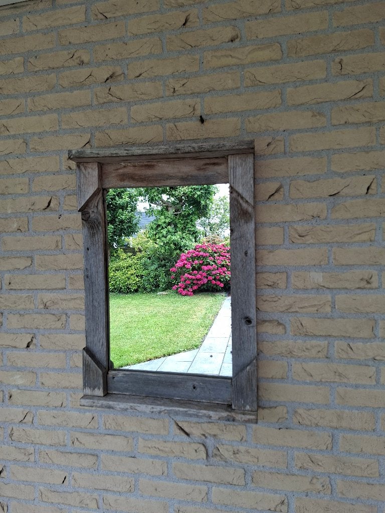 Spiegel voor buiten, Ophalen, Gebruikt