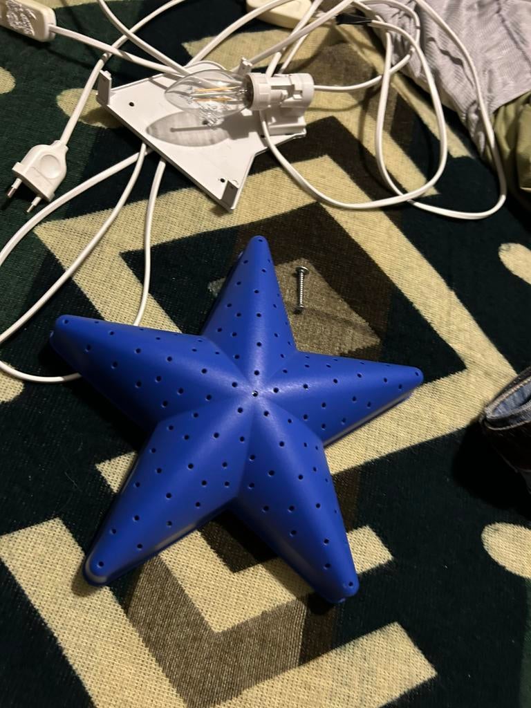 Nachtlampje ster en maan Ikea, Ophalen of Verzenden, Zo goed als nieuw