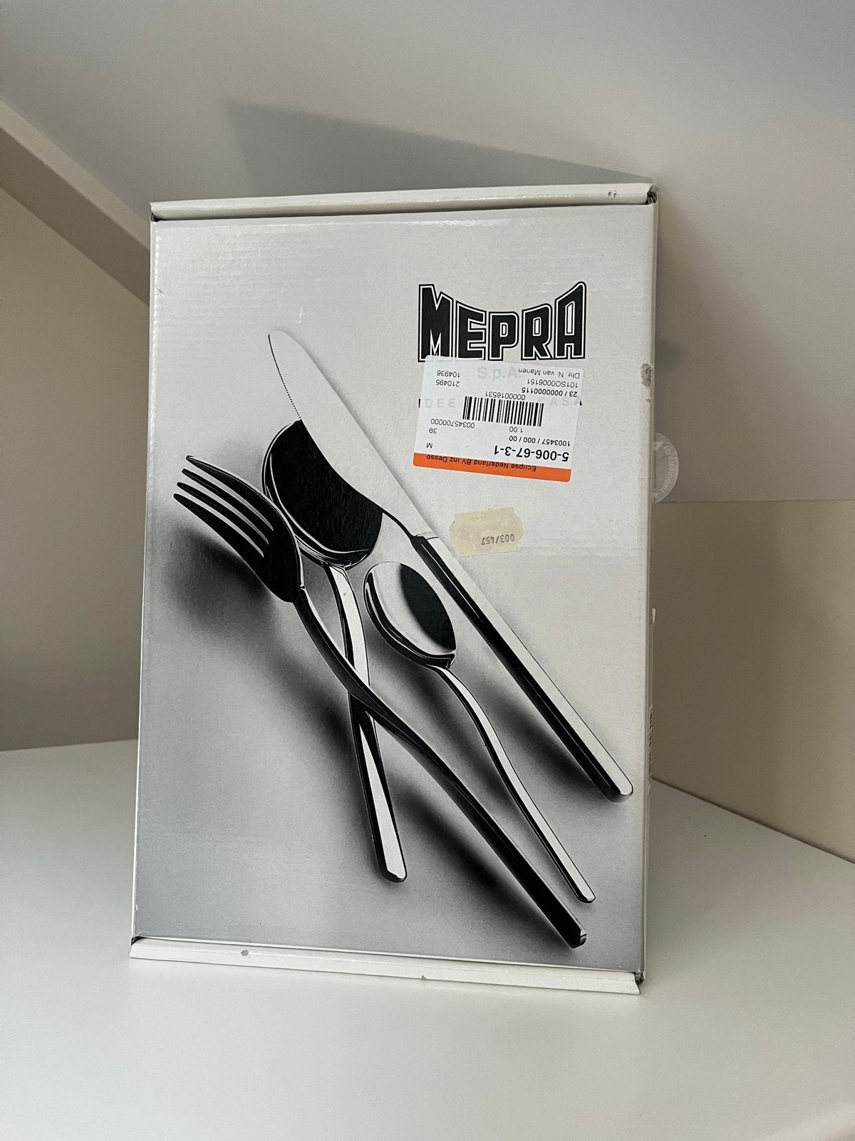 Mepra Bestekset - 24-delig RVS Bestek voor 6 Personen, Bestekset, Nieuw, Ophalen of Verzenden, Rvs of Chroom
