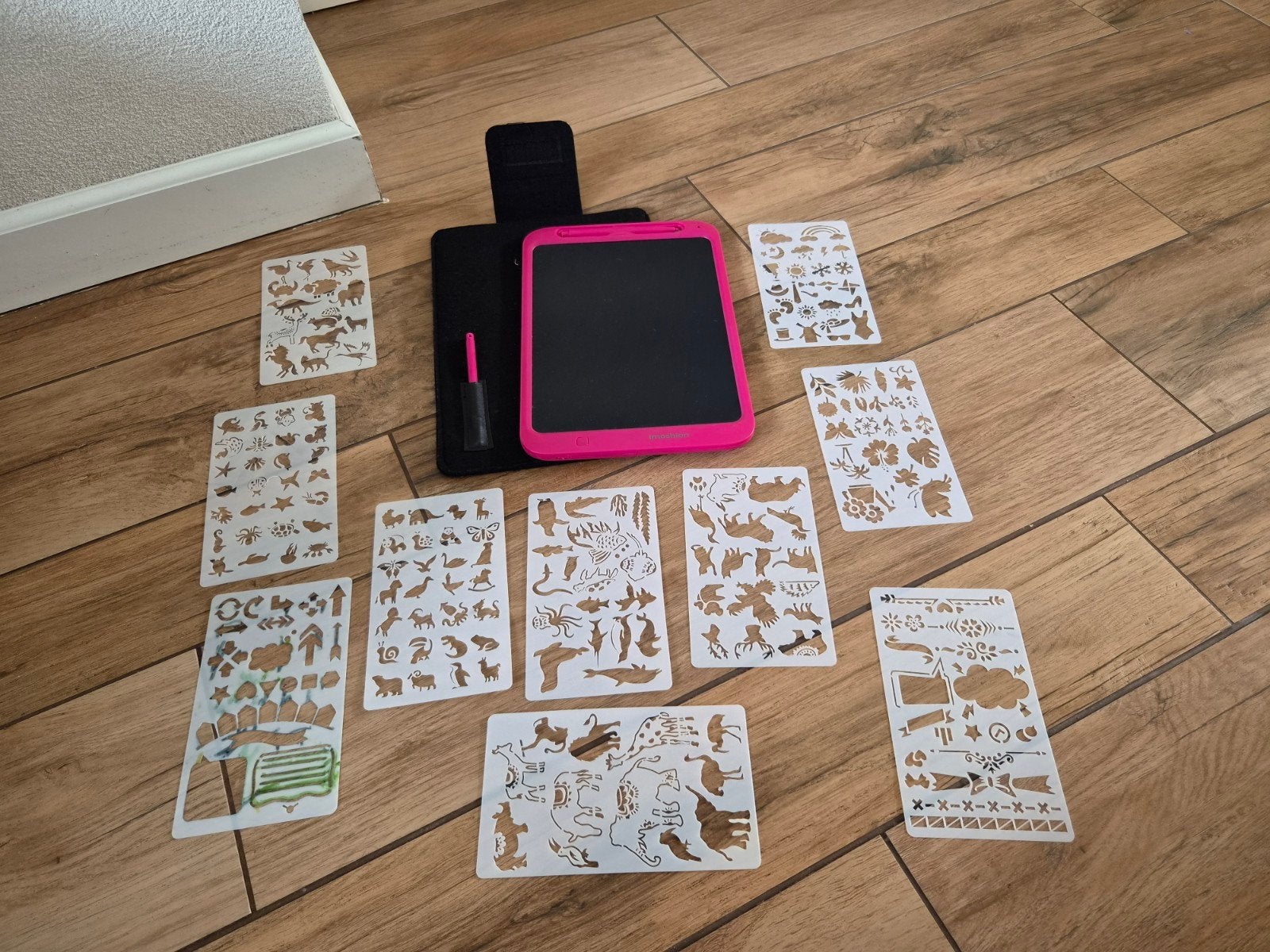Imoshion LCD Tekentablet 11.8 inch met Sjablonen, Ophalen of Verzenden, Nieuw, Knutselen