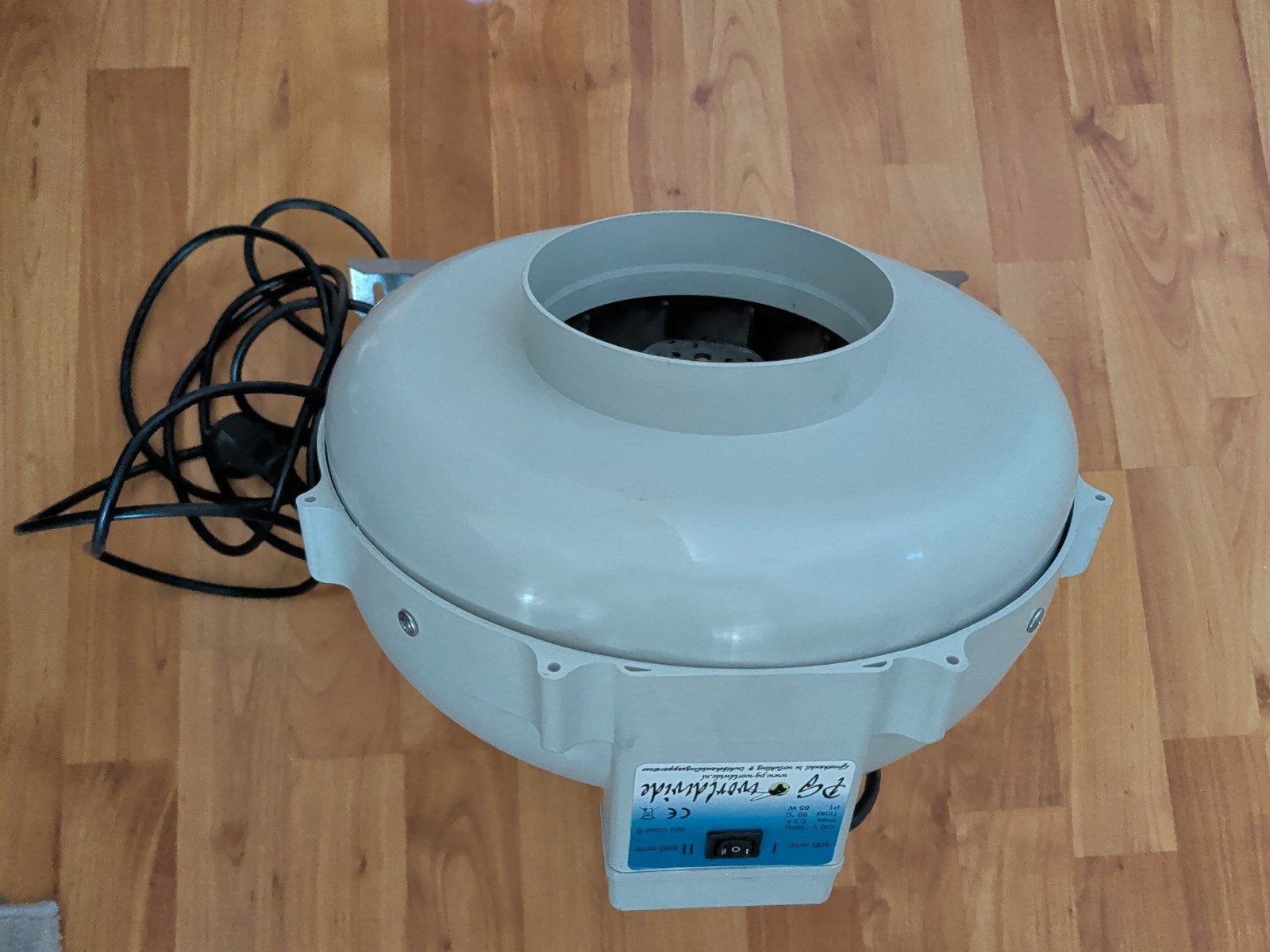 Kanaal ventilator met standen schakelaar, Ophalen, Ventilator