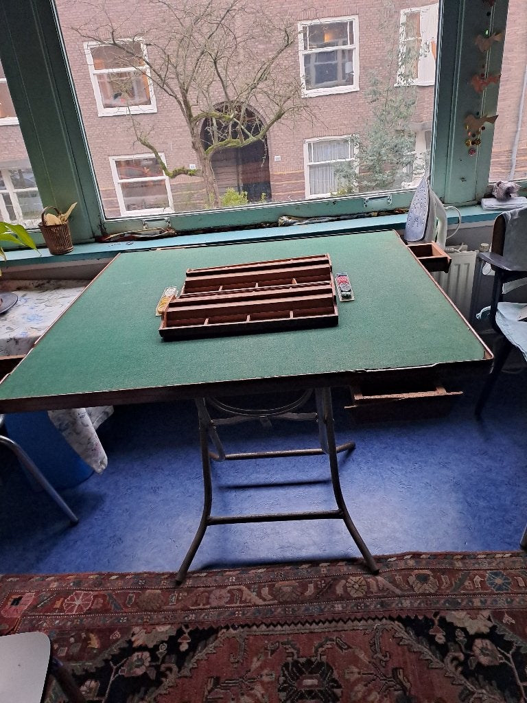 Mooie bridgetafel, Ophalen of Verzenden, Gebruikt