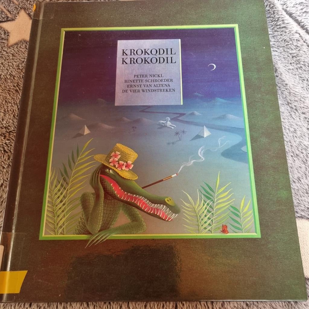 Krokodil Krokodil - Prentenboek en rijmboek Peter Nickl, Ophalen of Verzenden, Gelezen, Peter Nickl, Prentenboek