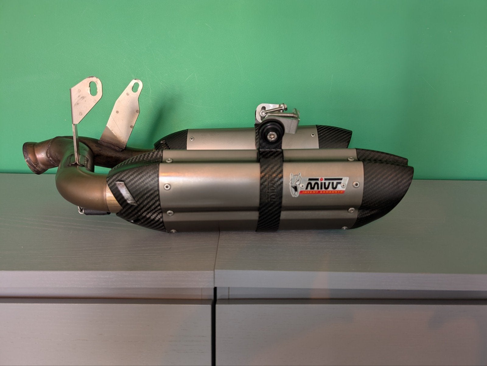 MIVV Suono uitlaat KTM 990 superduke, Motoren, Ophalen, Gebruikt