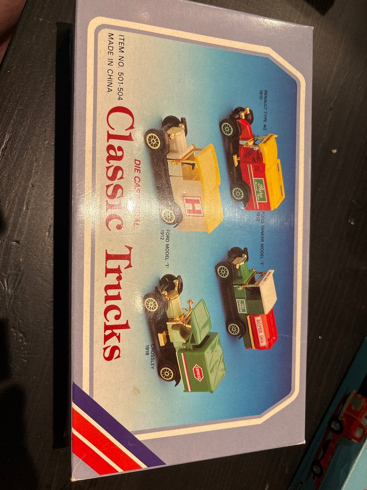 Set van 4 Classic Trucks Die Cast Metal schaalmodellen, Ophalen of Verzenden, Nieuw, Overige typen